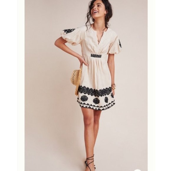 Anthropologie Dresses & Skirts - Anthropologie Orla Embroidered Mini Dress NWT